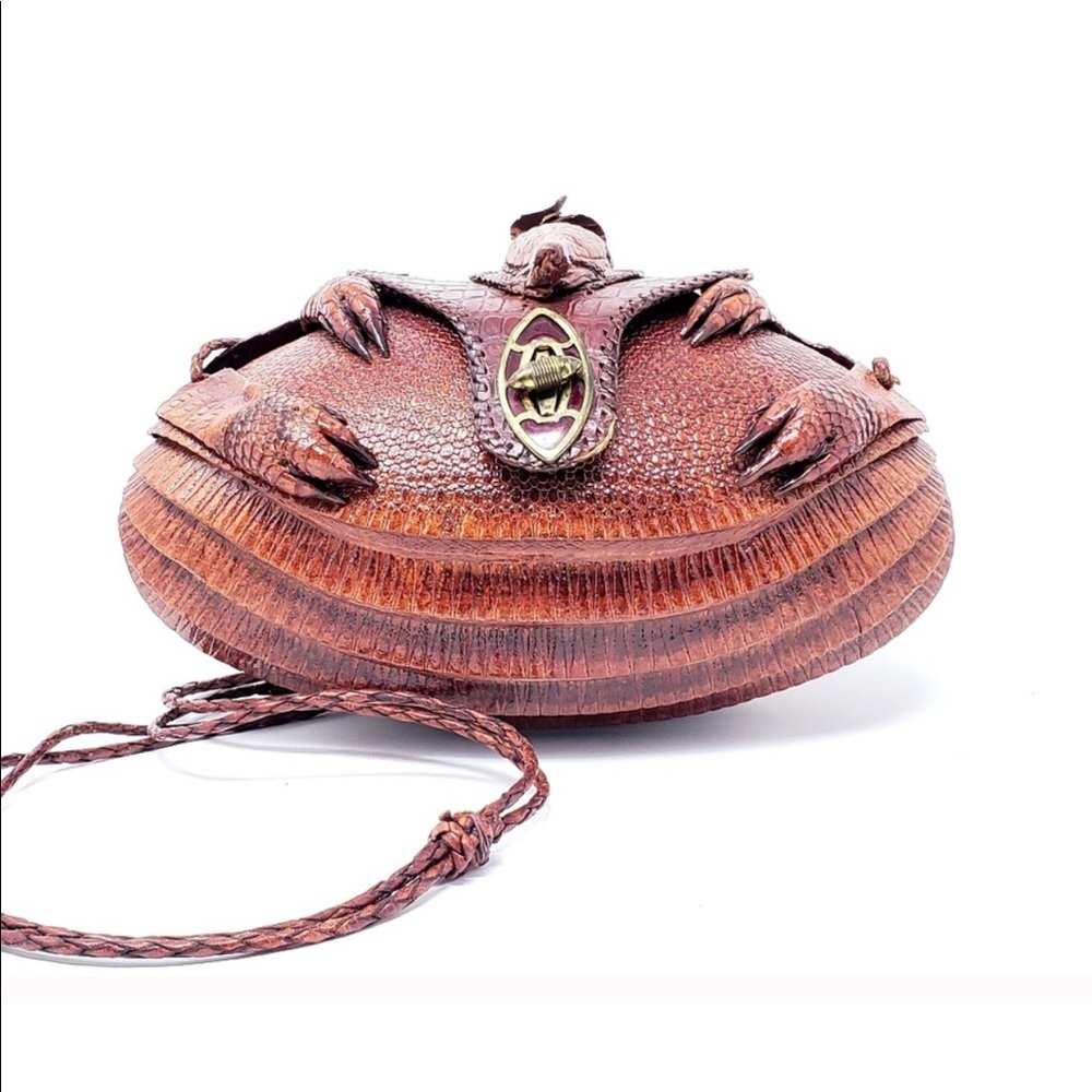 Vintage 1940s Armadillo Purse/  Collectors Item